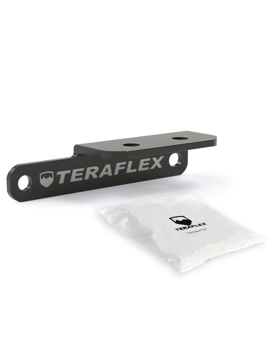 4832040 – TERAFLEX CB Radio Antenna Mount, Tailgate Mount With Bracket/ Installation Hardware Anodized Black 6061-T6 ...